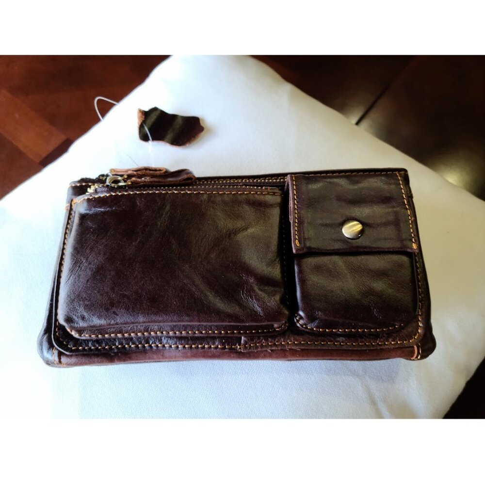 Fanny Pack Crossbody Bag Shoulder Leather Purse Travel Clutch Handbag Women Men - Picture 10 of 13